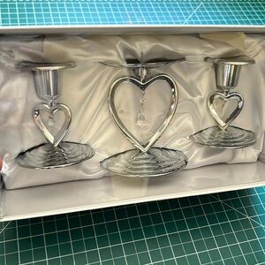 Wedding Ceremony Unity Candle Stand Set